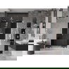 Mexen Velar Duo posuvné sprchové dveře 140 cm, grafit, biela - 871-140-000-42-20