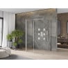 Mexen Omega trojstranný sprchovací kút, posuvný 110 x 100 cm, transparentný, chróm - 825-110-100-01-00-3S