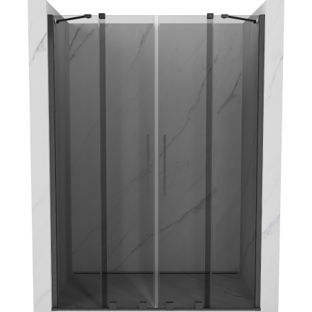 Mexen Velar Duo posuvné sprchové dvere 160 cm, antracit, brúsená gun gray - 871-160-000-42-66