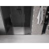 Mexen Velar Duo sprchové dvere posuvné 140 cm, grafitové, brúsená čierna sivá - 871-140-000-42-66