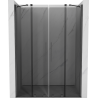 Mexen Velar Duo posuvné sprchové dvere 150 cm, grafit, brúsená gun gray - 871-150-000-42-66