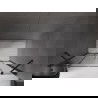 Mexen Velar Duo posuvné sprchové dvere 140 cm, grafitové, čierne - 871-140-000-42-70