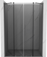 Mexen Velar Duo posuvné sprchové dvere 150 cm, grafitové, gun metal - 871-150-000-42-95