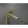 Mexen Velar L Duo posuvné sprchové dvere 180 cm, grafit, zlaté brúsené - 871-180-003-42-55