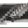 Mexen Velar L Duo sprchové dvere posuvné 200 cm, grafit, brúsená meď - 871-200-003-42-65