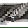 Mexen Velar L Duo sprchové dvere posuvné 180 cm, grafit, brúsená meď - 871-180-003-42-65