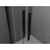 Mexen Velar L Duo posuvné sprchové dvere 170 cm, grafit, čierne - 871-170-003-42-70