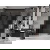 Mexen Velar L Duo posuvné sprchové dvere 200 cm, grafitové, čierne - 871-200-003-42-70