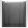 Mexen Velar L Duo sprchové dvere posuvné 170 cm, grafit, gun metal - 871-170-003-42-95