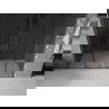 Mexen Velar L Duo posuvné sprchové dvere 200 cm, grafit, gun metal - 871-200-003-42-95