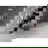 Mexen Velar L Duo posuvné sprchové dvere 140 cm, transparentné, biele - 871-140-003-02-20