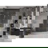 Mexen Velar L Duo posuvné sprchové dvere 140 cm, transparentné, zlaté kartáčované - 871-140-003-02-55
