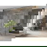 Mexen Omega sprchovací kabína 3-stenná, posuvná 140 x 80 cm, transparentná, chrómová - 825-140-080-01-00-3S