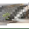 Mexen Omega sprchovací kabína 3-stenná, posuvná 140 x 80 cm, transparentná, chrómová - 825-140-080-01-00-3S