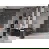 Mexen Velar L Duo posuvné sprchové dvere 150 cm, transparentné, brúsená meď - 871-150-003-02-65