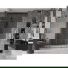 Mexen Velar L Duo sprchové dvere posuvné 140 cm, transparentné, brúsená zbraňová šedá - 871-140-003-02-66