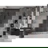 Mexen Velar L Duo sprchové dvere posuvné 140 cm, transparentné, brúsená zbraňová šedá - 871-140-003-02-66