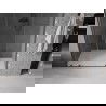 Mexen Velar L Duo sprchové dvere posuvné 150 cm, priehľadné, brúsená gun gray - 871-150-003-02-66