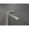Mexen Velar L Duo sprchové dvere posuvné 140 cm, transparentné, brúsený nikel - 871-140-003-02-97