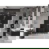 Mexen Velar L Duo posuvné sprchové dvere 140 cm, grafit, biele - 871-140-003-42-20
