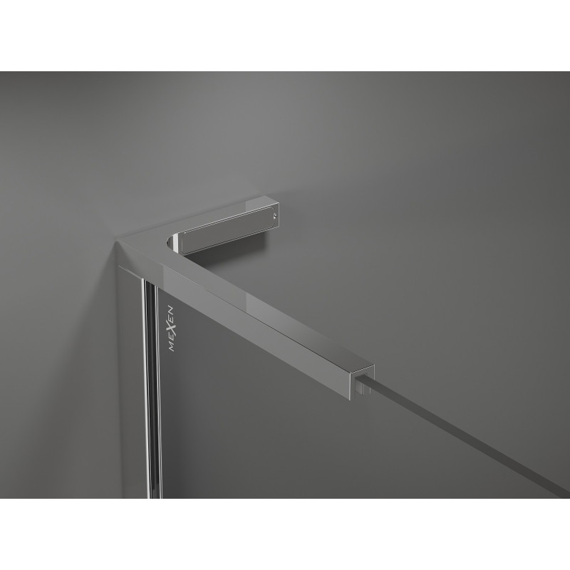 Mexen Velar L Duo posuvné sprchové dvere 150 cm, grafit, chróm - 871-150-003-42-01