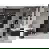 Mexen Velar L Duo sprchové dvere posuvné 160 cm, grafit, biele - 871-160-003-42-20