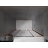 Mexen Velar L Duo sprchové dvere posuvné 140 cm, grafit, ružové zlato - 871-140-003-42-60