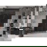 Mexen Velar L Duo zasúvacie sprchové dvere 160 cm, grafit, ružové zlato - 871-160-003-42-60