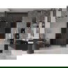 Mexen Velar L Duo sprchové dvere posuvné 140 cm, grafitové, brúsená meď - 871-140-003-42-65
