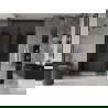 Mexen Velar L Duo sprchové dvere posuvné 140 cm, grafit, čierne - 871-140-003-42-70