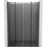 Mexen Velar L Duo posuvné sprchové dvere 140 cm, grafit, gun metal - 871-140-003-42-95