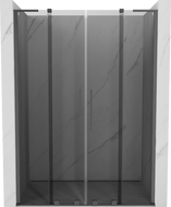 Mexen Velar L Duo posuvné sprchové dvere 140 cm, grafit, gun metal - 871-140-003-42-95