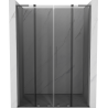 Mexen Velar L Duo posuvné sprchové dvere 150 cm, grafit, gun metal - 871-150-003-42-95