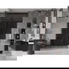 Mexen Velar L Duo posuvné sprchové dvere 140 cm, grafit, gun metal - 871-140-003-42-95