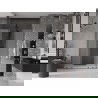 Mexen Velar L Duo sprchové dvere posúvacie 150 cm, škrabané, gun gray kartáčovaný - 871-150-003-32-66