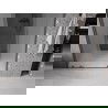 Mexen Velar L Duo sprchové dvere posuvné 140 cm, mrazené, gun metal - 871-140-003-32-95