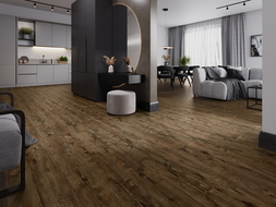 Mexen Orange Beach vzorka vinylových panelov 1240 x 182 mm SPC 6,5 mm, podložka IXPE 1,5 mm, 4 V-drážka, Orech - F1028-S