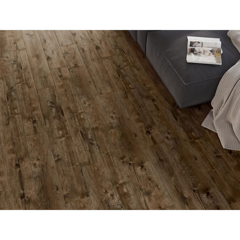 Mexen Orange Beach vzorka vinylových panelov 1240 x 182 mm SPC 6,5 mm, podložka IXPE 1,5 mm, 4 V-drážka, Orech - F1028-S