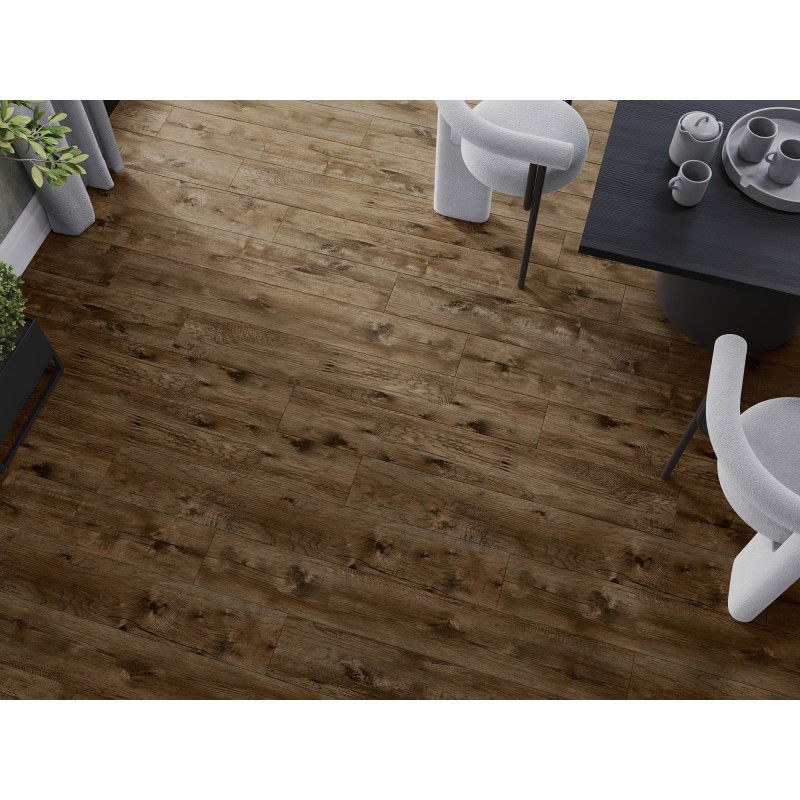 Mexen Orange Beach vzorka vinylových panelov SPC 6,5 mm, podklad IXPE 1,5 mm, 4 V-drážka, Orech - F1028-S