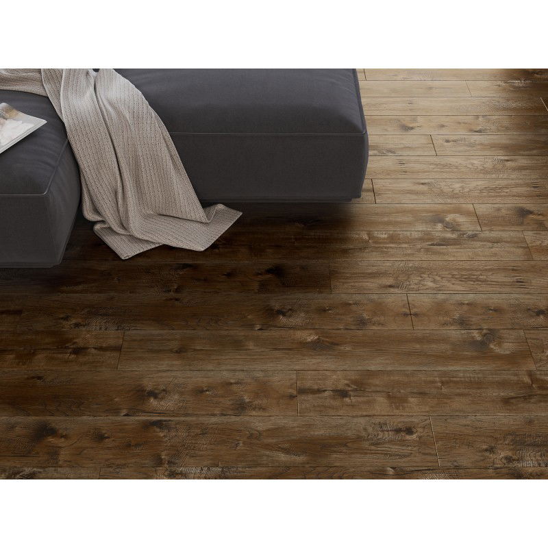 Mexen Mount Vernon vzorka vinylových panelov 1240 x 182 mm SPC 6,5 mm, podložka IXPE 1,5 mm, 4 V-Drážka, Orech - F1029-S