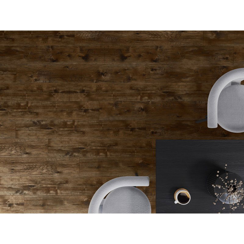 Mexen Mount Vernon vzorka vinylových panelov 1240 x 182 mm SPC 6,5 mm, podložka IXPE 1,5 mm, 4 V-Drážka, Orech - F1029-S