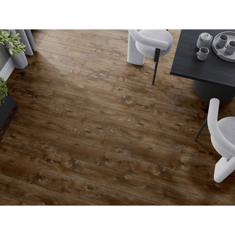 Mexen Mount Vernon vzorka vinylových panelov 1240 x 182 mm SPC 6,5 mm, podložka IXPE 1,5 mm, 4 V-Drážka, Orech - F1029-S