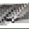 Mexen Velar L Duo posuvné sprchové dvere 140 cm, matné, biele - 871-140-003-32-20