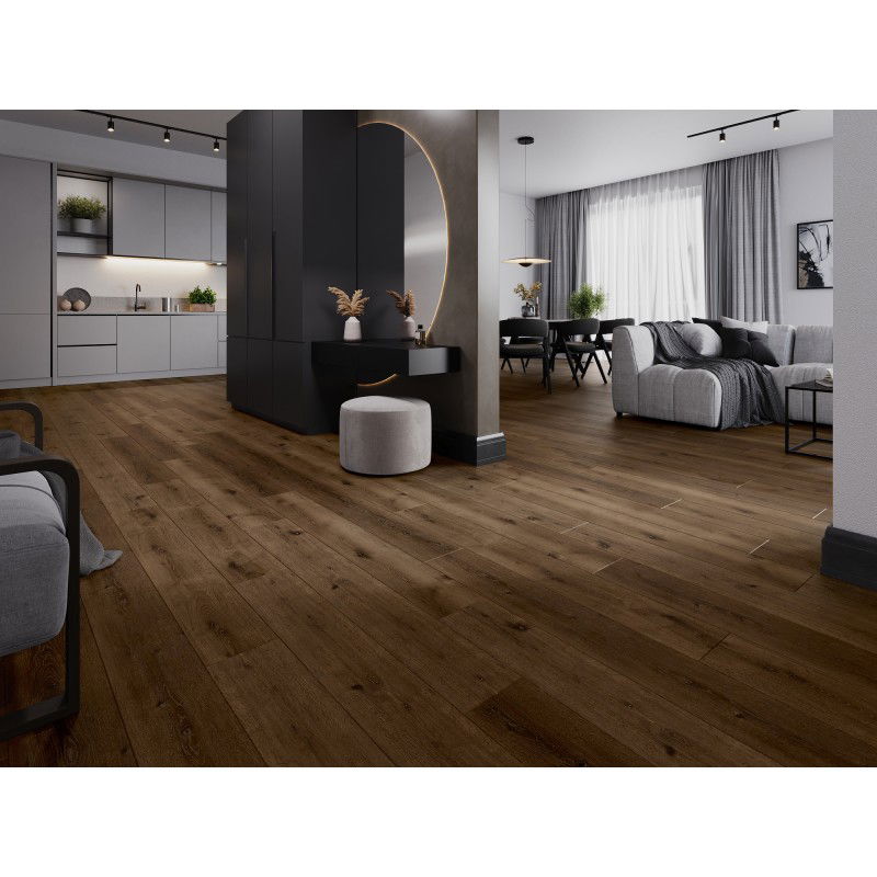 Mexen Strasburg vzorka vinylových panelov 1240 x 182 mm SPC 6,5 mm, podklad IXPE 1,5 mm, 4 V-drážka, Dub - F1033-S