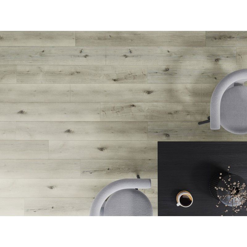 Mexen Silver Lake vzorka vinylových panelov SPC 6,5 mm, podložka IXPE 1,5 mm, 4 V-drážka, Dub - F1034-S