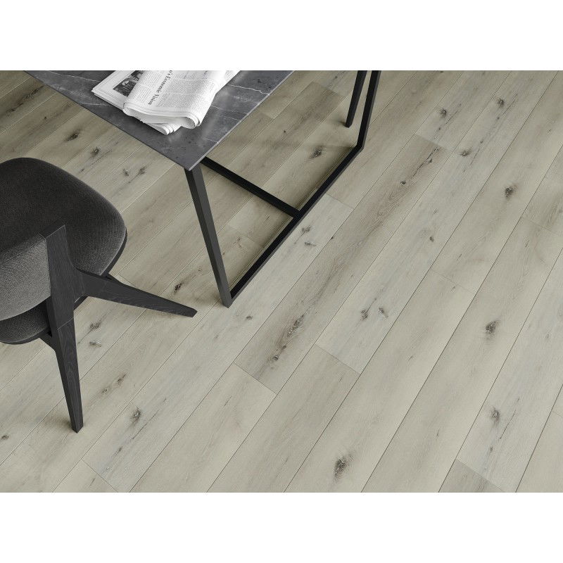 Mexen Silver Lake vzorka vinylových panelov SPC 6,5 mm, podložka IXPE 1,5 mm, 4 V-drážka, Dub - F1034-S