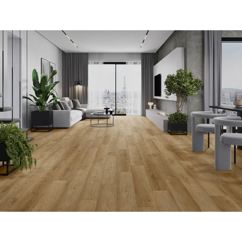 Mexen Sunset Hills vzorka vinylových panelov 1240 x 182 mm SPC 6,5 mm, podklad IXPE 1,5 mm, 4 V-Fuga, Dub - F1037-S