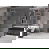 Mexen Velar posuvná sprchová stena Walk-in 160 x 200 cm, transparentná 8 mm, kartáčovaný nikel - 871-160-000-03-97