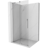 Mexen Velar L Posuvná sprchová stena Walk-in 100 x 200 cm, transparentná 8 mm, chróm - 871-100-003-03-01