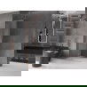 Mexen Velar L posuvná sprchová stenová Walk-in 100 x 200 cm, transparentná 8 mm, brúsená meď - 871-100-003-03-65